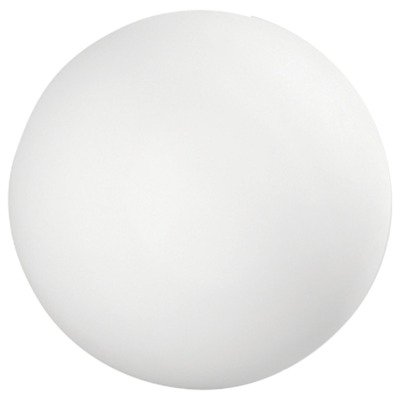 Plafoniera lampada da soffitto mono luce nera sfera vetro bianco - 75F4