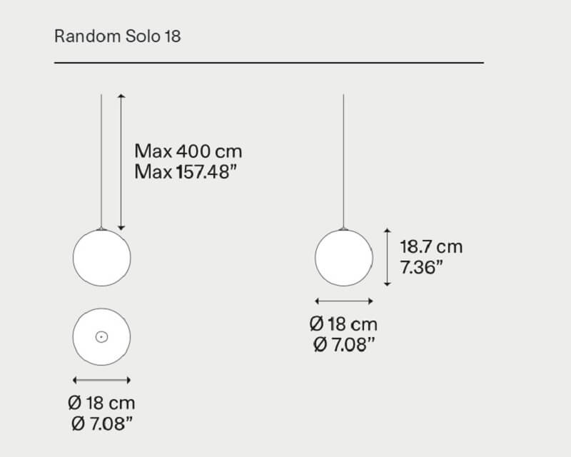 Random Solo Lodes 18 cm diametro