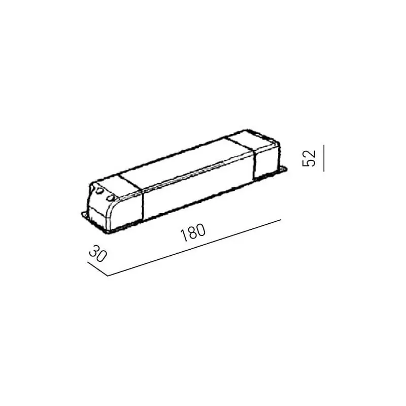 Gaeta TR R1 Gea Luce Alimentatore 48V per binari tecnica