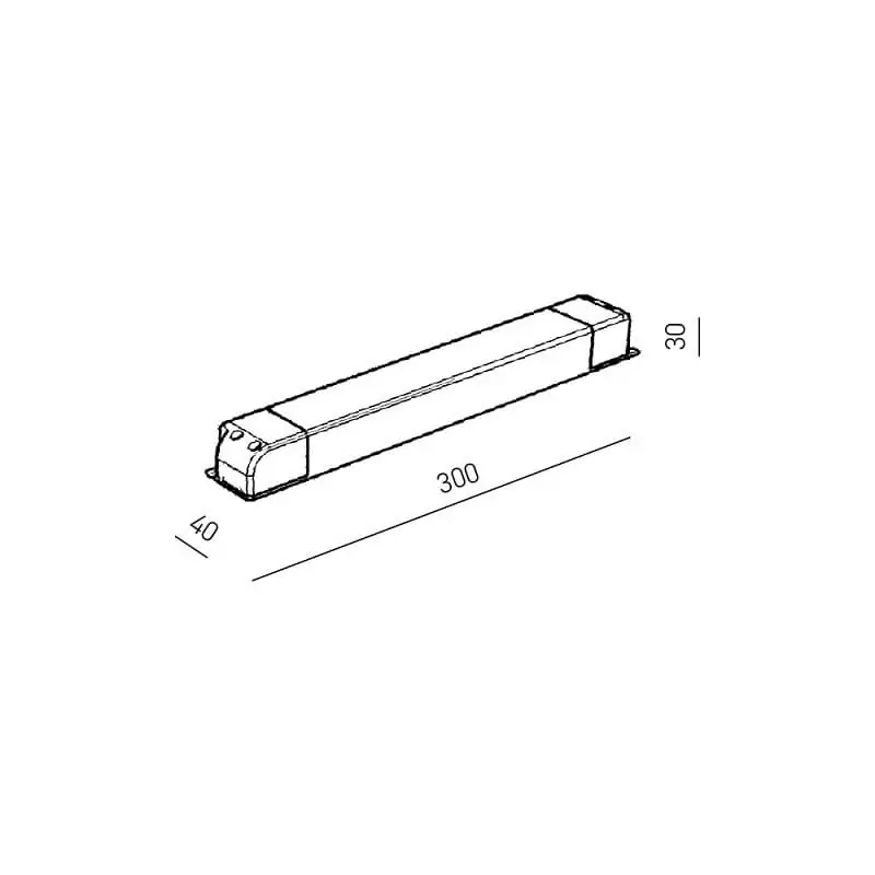 Gaeta TR R2 Gea Luce Alimentatore per binari 120W tecnica