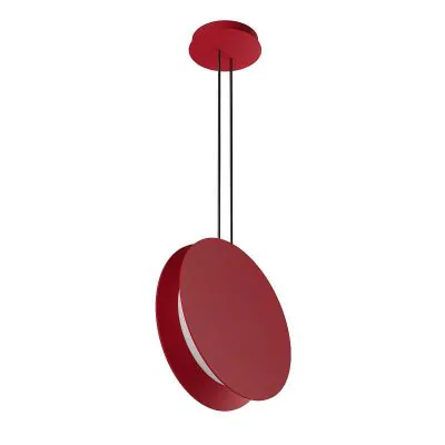 Yo-yo_P Decòrative Linea Light Sospensione Led Moderna rosso