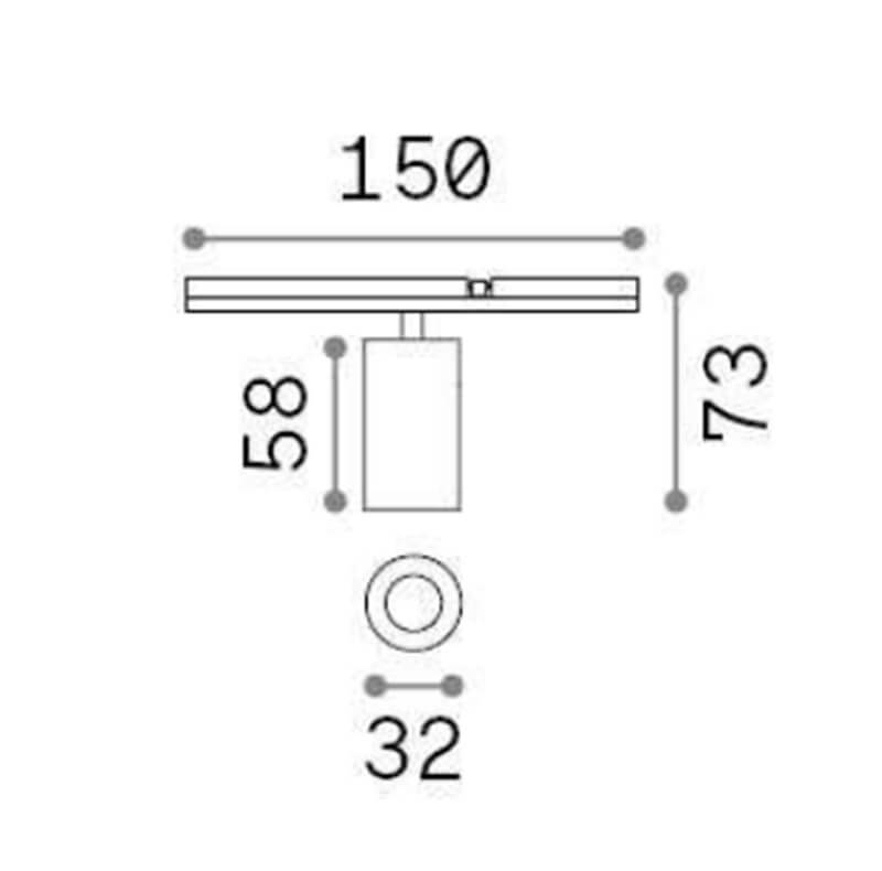 stick-track-single-ideal-lux-spot-5w-tecnica