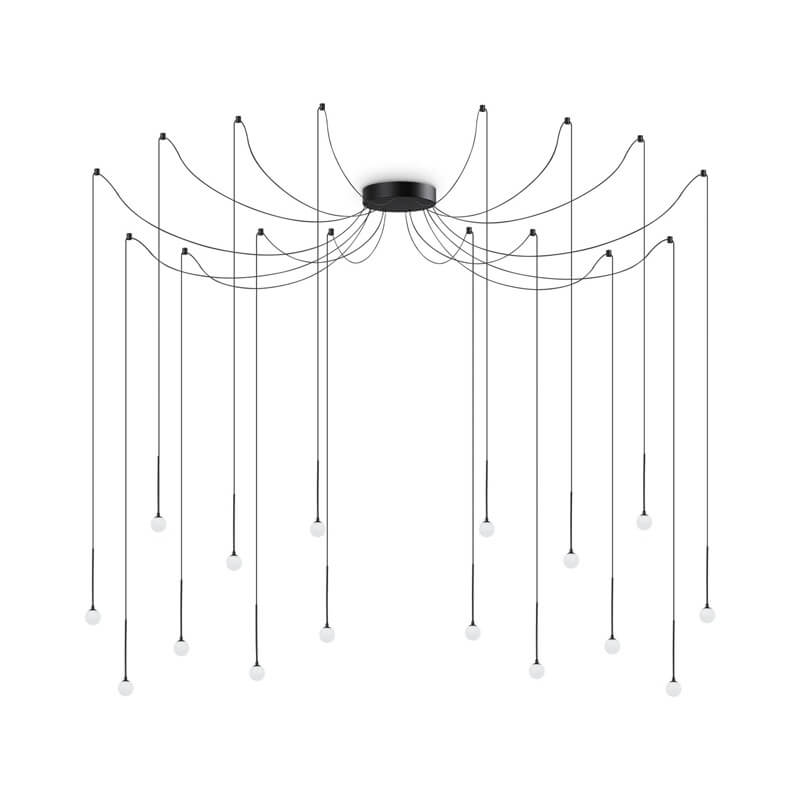 lucciola-sp16-nero-ideal-lux-lampadario led